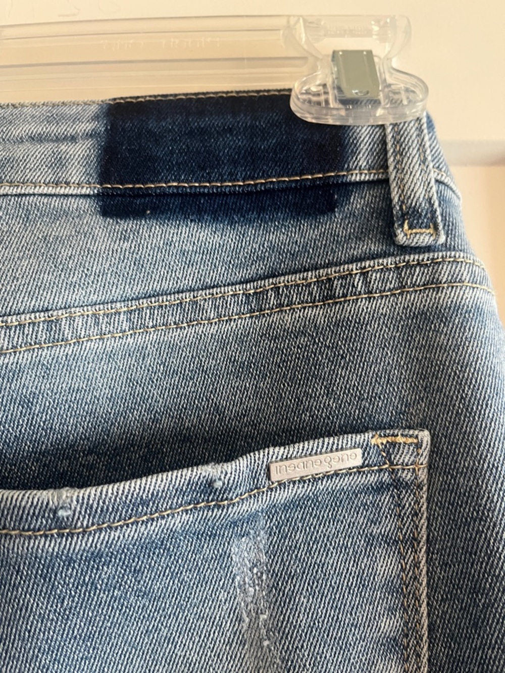 Insane Gene Cropped Ankle Jeans in Light Blue - Picture 8 of 9